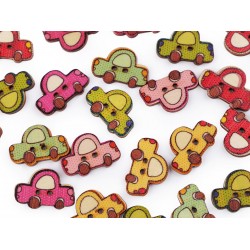 Nasturi decorativi din lemn masinuta