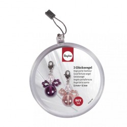 Kit Creativ: Ingeras,roz-mov, 2.4x1.5x5.1cm, 2 culori 2piese Kit Creativ: Ingeras,roz-mov, 2.4x1.5x5.1cm, 2 culori 2piese