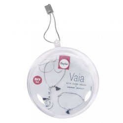 Kit Creativ: Set lantisor + bratara Monstera leaf