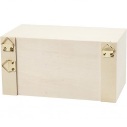 Dulap lemn natur, 2 sertare, 9,2x17,7 cm