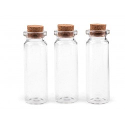 Sticluta cu dop de pluta, 20x60 mm