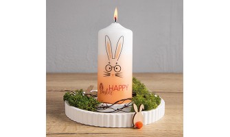 Decoratiune lumanare pt Paste Decoratiune lumanare pt Paste