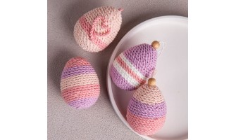 Decoratiune ou cu fir din bumbac