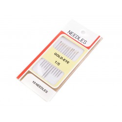 Ace de cusut cu urechi aurii Ace de cusut cu urechi aurii