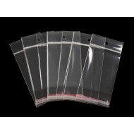 Pungi cu clapeta adeziva si agatatoare, 7x9 cm