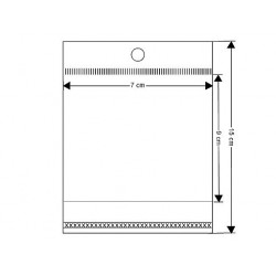 Pungi cu clapeta adeziva si agatatoare, 7x9 cm Pungi cu clapeta adeziva si agatatoare, 7x9 cm
