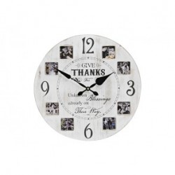 Ceas de perete cu suport pentru poze Ceas de perete cu suport pentru poze