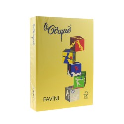 Carton color A4 160 g/mp, 200 galben inchis,  FAVINI , 250 coli/top