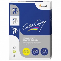 Hartie ALBA, Color Copy Mondi, A3 ,200 g, 250 coli/top, lucios Hartie ALBA, Color Copy Mondi, A3 ,200 g, 250 coli/top, lucios