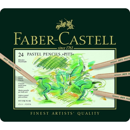 Set 24 creioane pastel Pitt Faber Castell 112124
