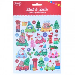 Abtibild - AB613 Lipeste si zambeste - Craciun DACO Abtibild - AB613 Lipeste si zambeste - Craciun DACO