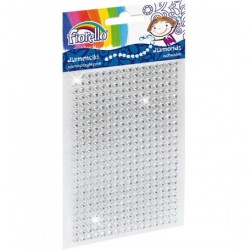 Strasuri autoadezive, 400 diamante cristal,  ø4mm