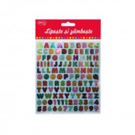 Abtibild Lipeste si zambeste-litere si cifre, AB038, DACO