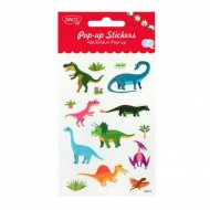 Abtibild - AB126 Pop up Dinozauri, efect 3D,DACO