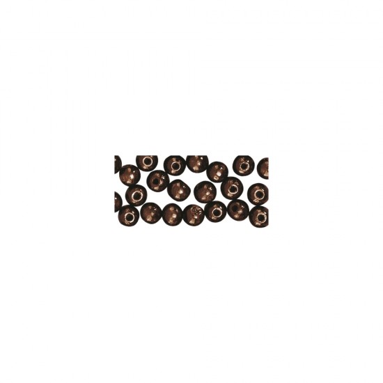 Margele Rayher cilindrice din lemn, slefuite, dimensiune 10/8 mm, culoare maro inchis, 39 piese