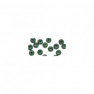 Margele Rayher cilindrice din lemn, slefuite, 10/8 mm, verde deschis, 39 piese
