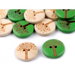 Nasturi decorativi din lemn mix