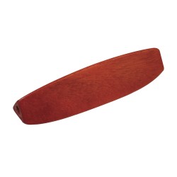 Margele Rayher din lemn Bayong, in forma de pernuta, cafeniu, 1,8x2,3 cm