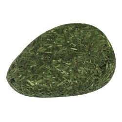 Margele Rayher din sticla Abaca, culoare verde oriental, 2,5x3 cm