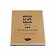 Bloc hartie alb/natur/negru A4 110-240g 60coli Daco BD403