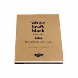 Bloc hartie alb/natur/negru A4 110-240g 60coli Daco BD403 Bloc hartie alb/natur/negru A4 110-240g 60coli Daco BD403