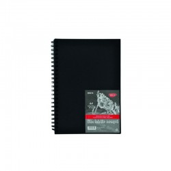 Bloc A4 hartie neagra, 30 file, 140g/mp,DACO, BD414 Bloc A4 hartie neagra, 30 file, 140g/mp,DACO, BD414