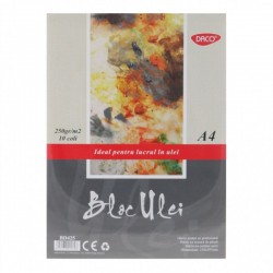 Bloc A4 ulei 10 file, 250g/mp, DACO, BD425, Bloc A4 ulei 10 file, 250g/mp, DACO, BD425,