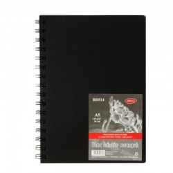 Bloc A5 hartie neagra, 30 file, DACO, BD514 Bloc A5 hartie neagra, 30 file, DACO, BD514