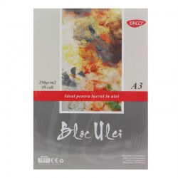 Bloc A3 ulei 10 file, 250g/mp, DACO, BD325 Bloc A3 ulei 10 file, 250g/mp, DACO, BD325