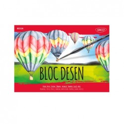 Bloc desen DACO, A3 , 250gr/mp , 15 file  Bloc desen DACO, A3 , 250gr/mp , 15 file