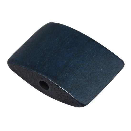 Element Rayher din lemn Bayong, in forma de pernuta, 1.8x2.3 cm, albastru denim , 2/set