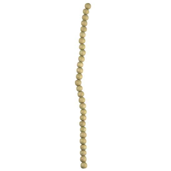 Margele Rayher din lemn, sirag 40 cm, aproximativ 70 bucati, stuf,  5 mm, orificiu  1,5 mm