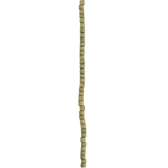 Margele Rayher din lemn, sirag 40 cm, aproximativ 76 bucati, verde deschis, 5x 5 mm, orificiu  1,5 mm
