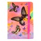 Notes A5 Cu Elastic, 80 File, Butterfly 5703-7