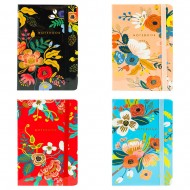 Notes A5 Cu Elastic, 80 File, Flowers 5703-2