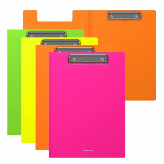 Clipboard dublu ERICH A4, neon