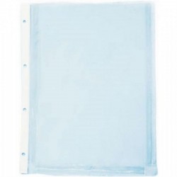 Folie protectie documente cu burduf, A4 Noki 4861, 5 buc/set