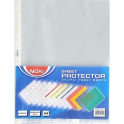 Folie protectie documente, A4 Noki 75 microni, 100 buc/set