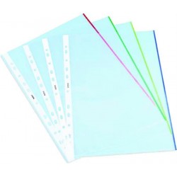 Folie protectie Noki, margine color, mix culori, 25 bucati/set