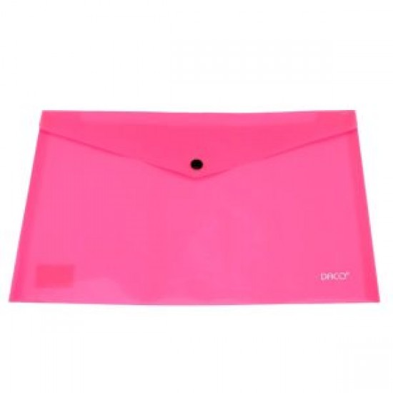 Mapa plastic plic cu capsa A4, Daco, diverse culori