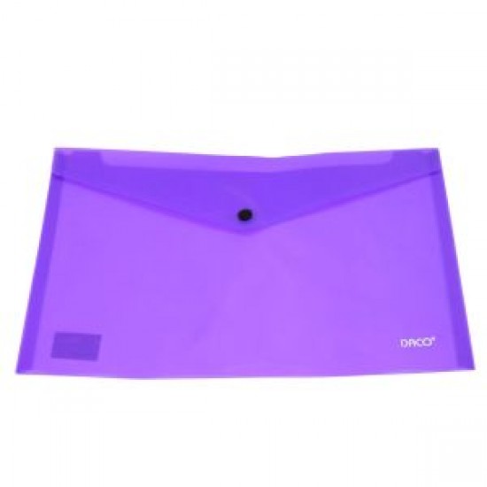 Mapa plastic plic cu capsa A4, Daco, diverse culori