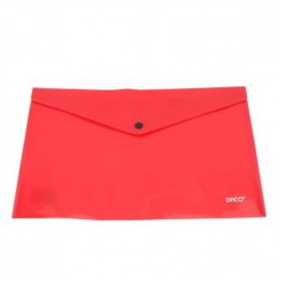 Mapa plastic plic cu capsa A4, Daco, diverse culori