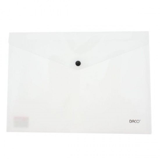 Mapa plastic plic cu capsa A4, Daco, diverse culori