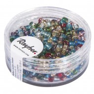 Margele de nisip-Rocailles, 2,6 mm , diverse culori, 16 g  NU se spala