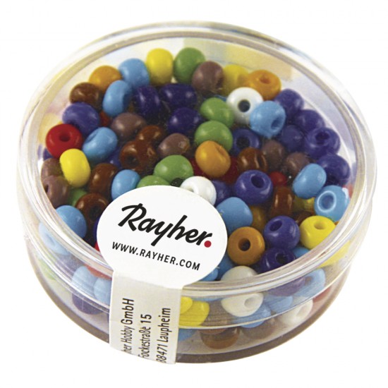 Margele Rayher Indian, 4,5 mm , diverse culori, 17g