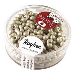 Margele de nisip, Papillon-Rocailles, auriu casmir, 3,2x6,5mm, 18 g Margele de nisip, Papillon-Rocailles, auriu casmir, 3,2x6,5mm, 18 g