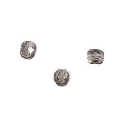 Margele Rayher din sticla, 4mm  ,transparent, 100buc/set