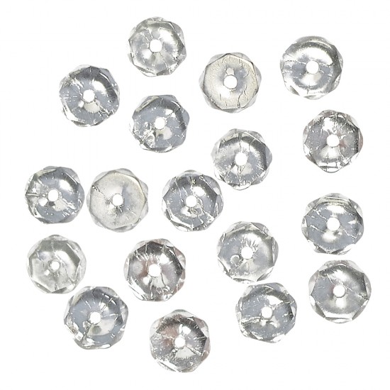 Margele Rayher din sticla, 3mm o, rock crystal, box 100 pcs.