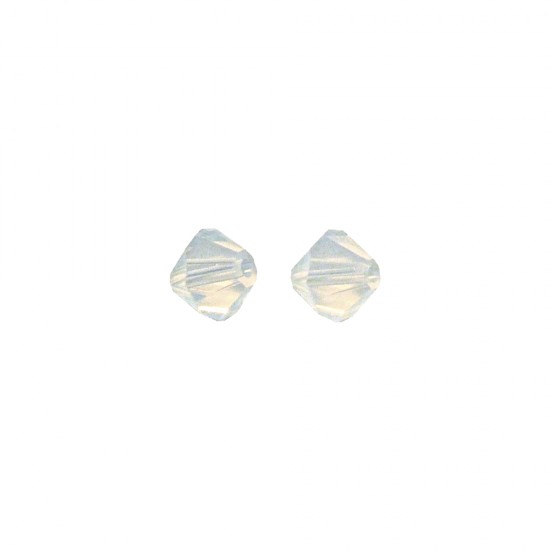Margele din cristal Swarovski slefuite, alb opal, 4 mm o, bag 1440 pcs.
