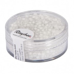 Rocailles   Arctic  , beamless, alb, 2,6 mm o, box